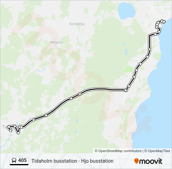 405  Line Map