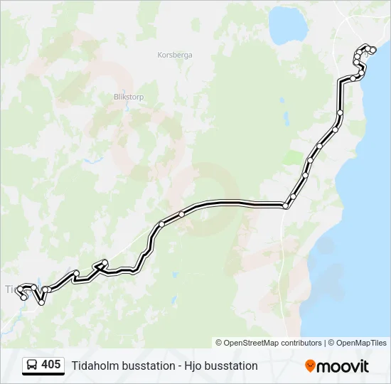 405  Line Map