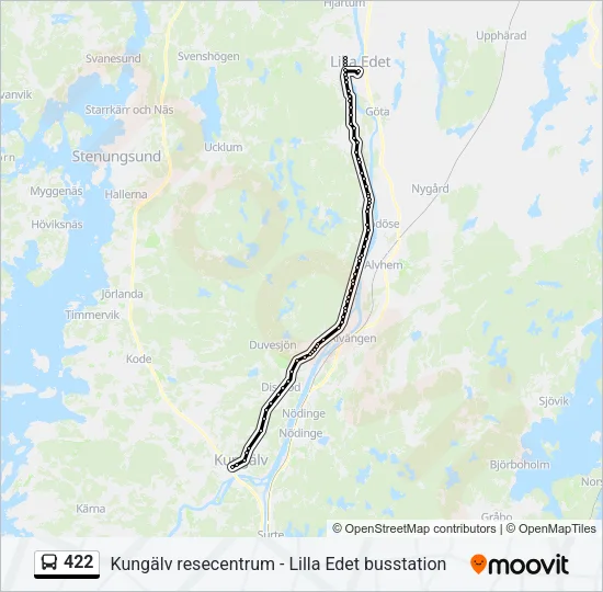 422  Line Map