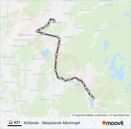431  Line Map