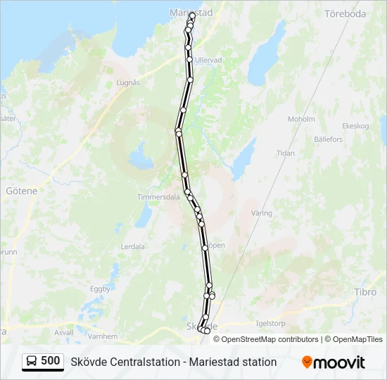 500  Line Map