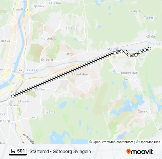 501  Line Map