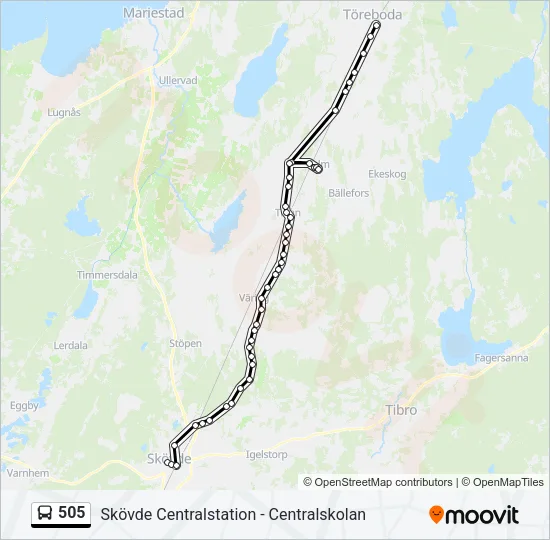 505  Line Map