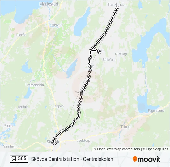 505  Line Map