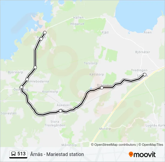 513  Line Map