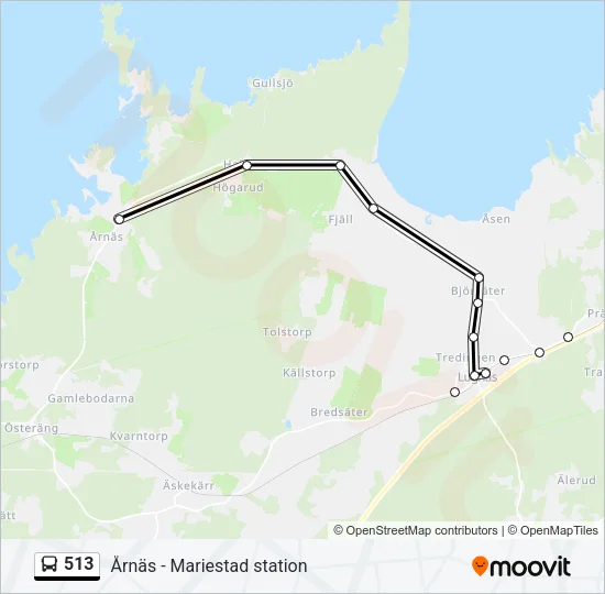 513  Line Map
