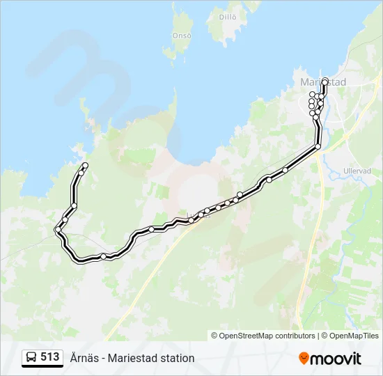 513  Line Map