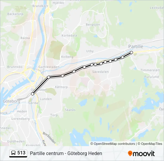 513  Line Map