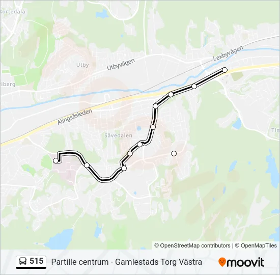 515  Line Map