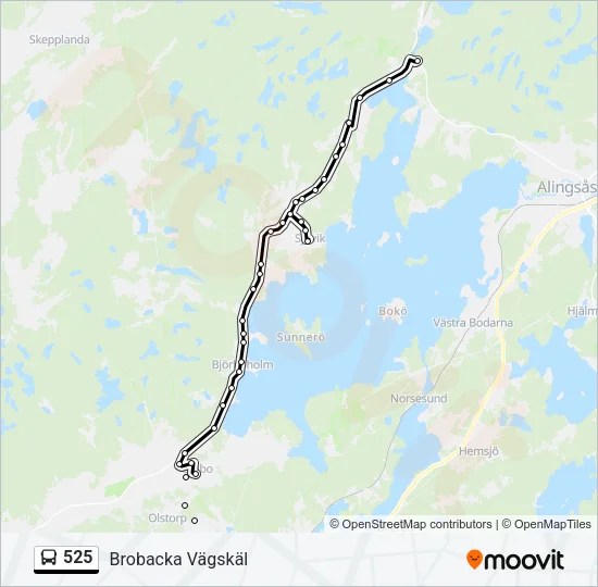 525  Line Map