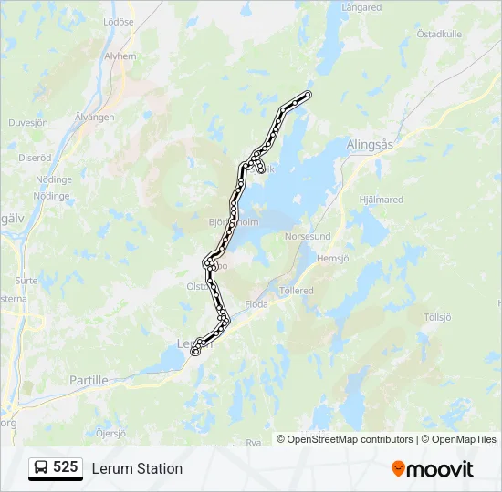 525  Line Map