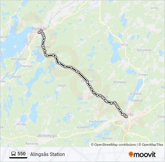 550  Line Map