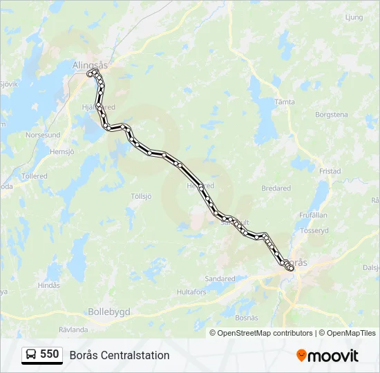 550  Line Map