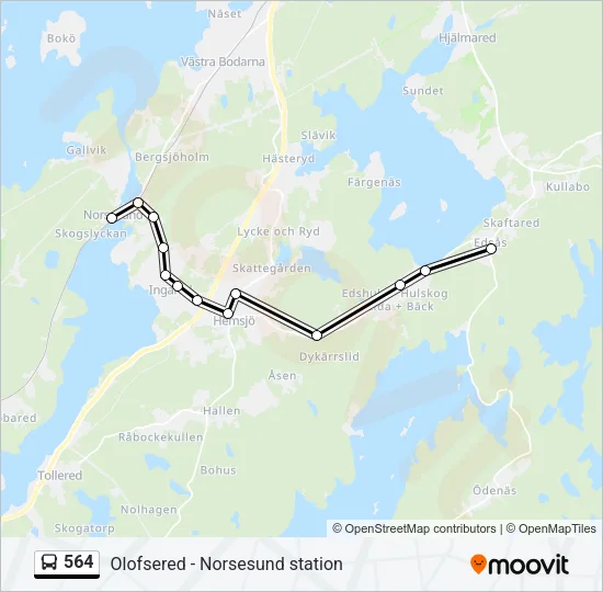 564  Line Map