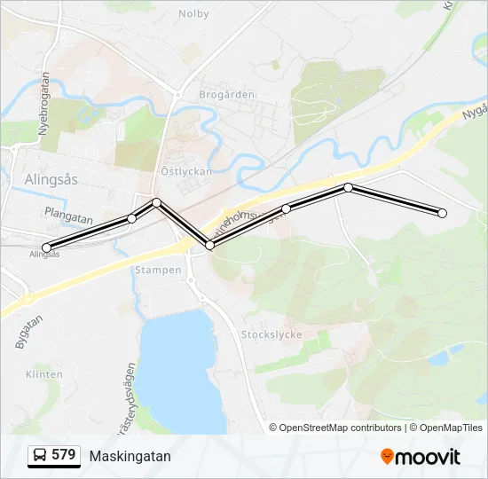 579  Line Map