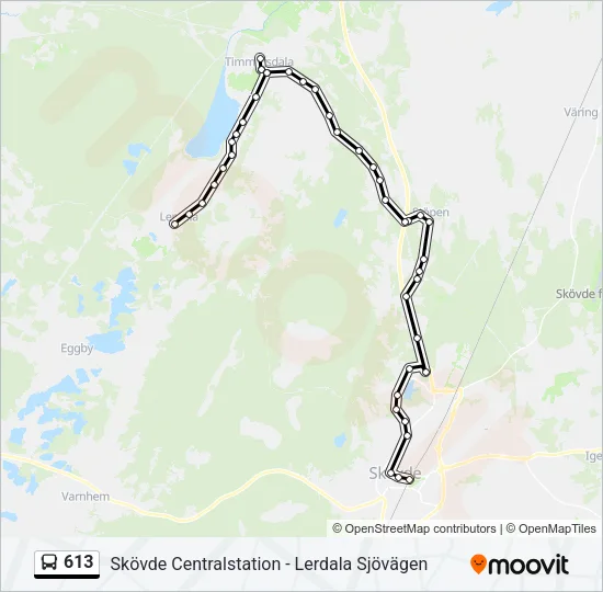 613  Line Map