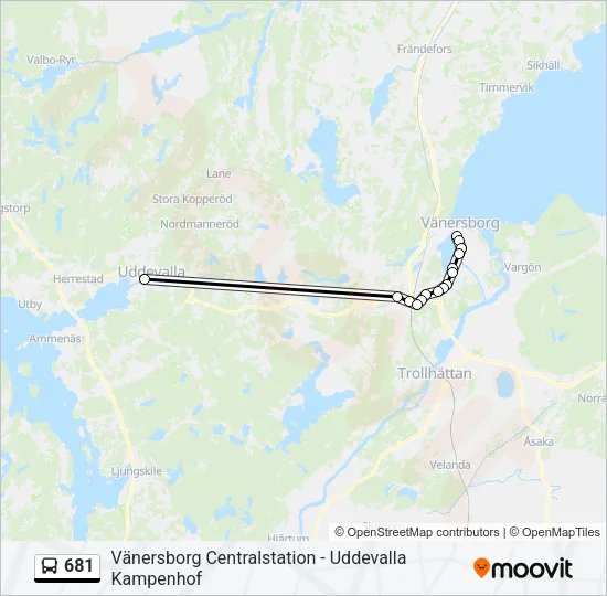 681  Line Map