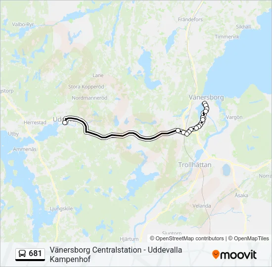 681  Line Map