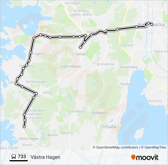 733  Line Map