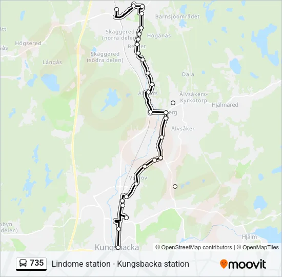735  Line Map