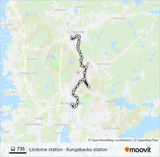 735  Line Map