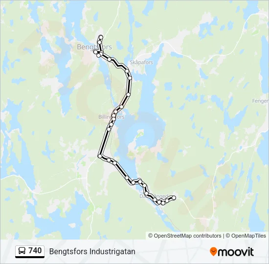 740  Line Map