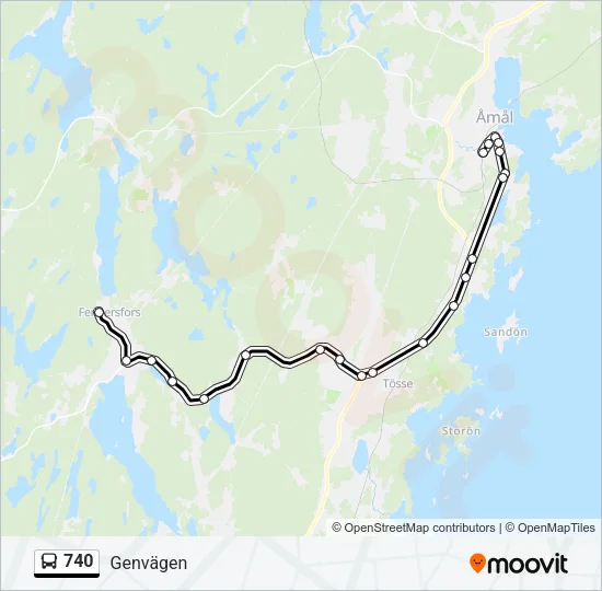 740  Line Map