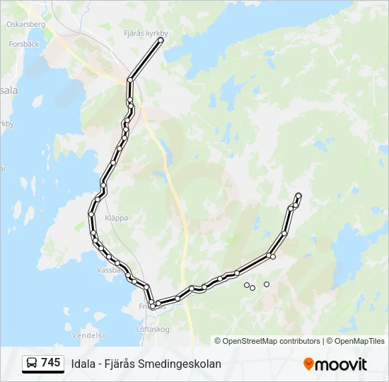 745  Line Map