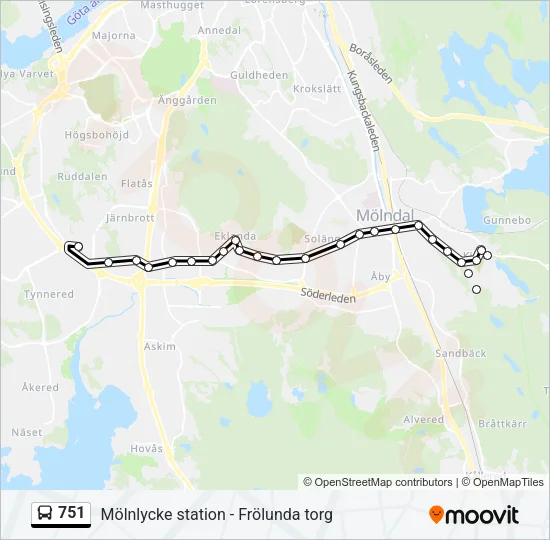 751  Line Map