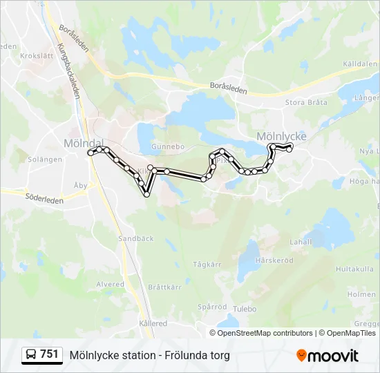 751  Line Map