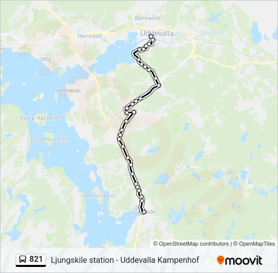 821  Line Map