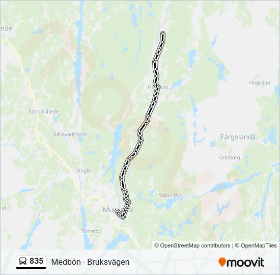835  Line Map