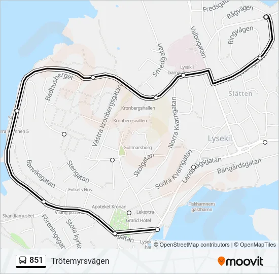 851  Line Map