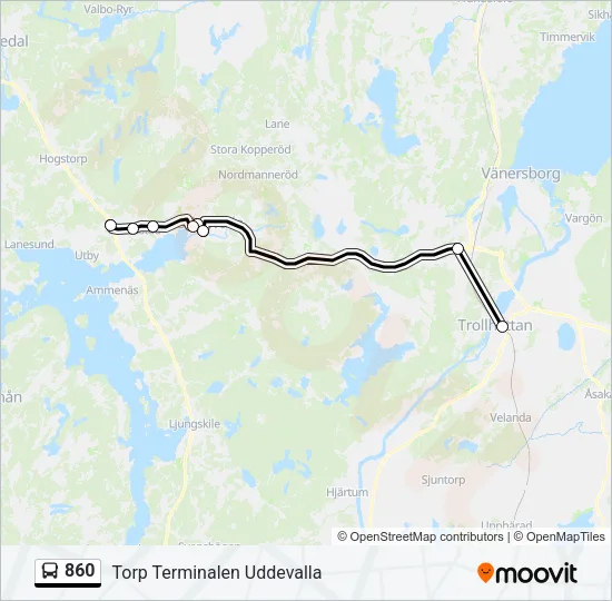 860  Line Map