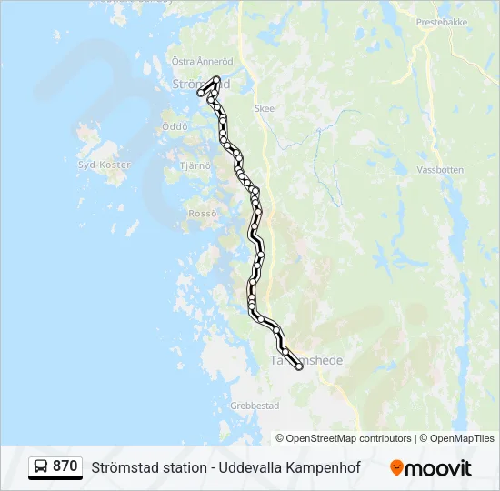 870  Line Map