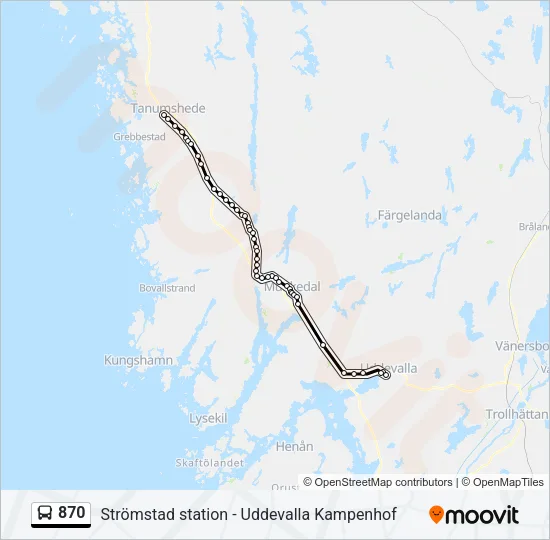 870  Line Map
