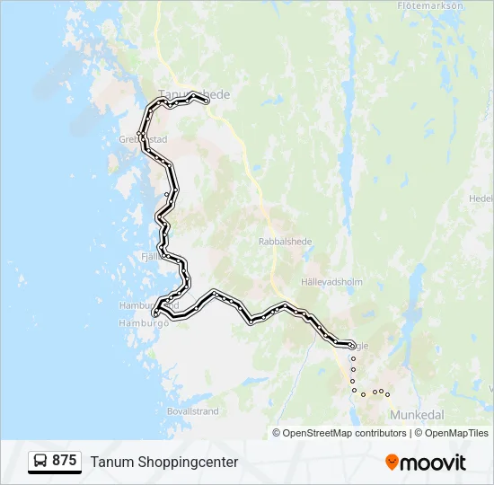875  Line Map