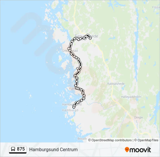 875  Line Map