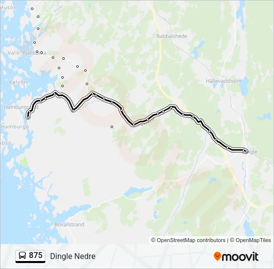 875  Line Map