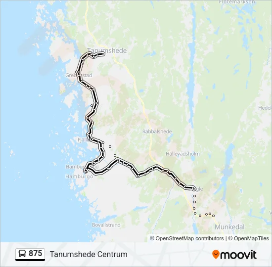 875  Line Map