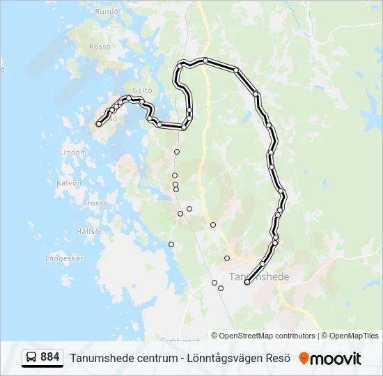 884  Line Map