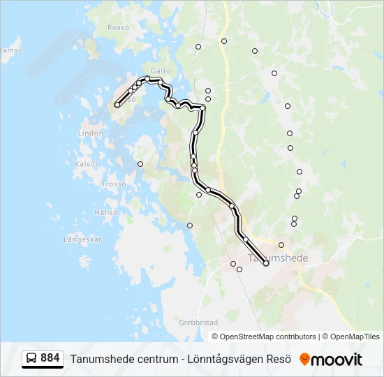 884  Line Map