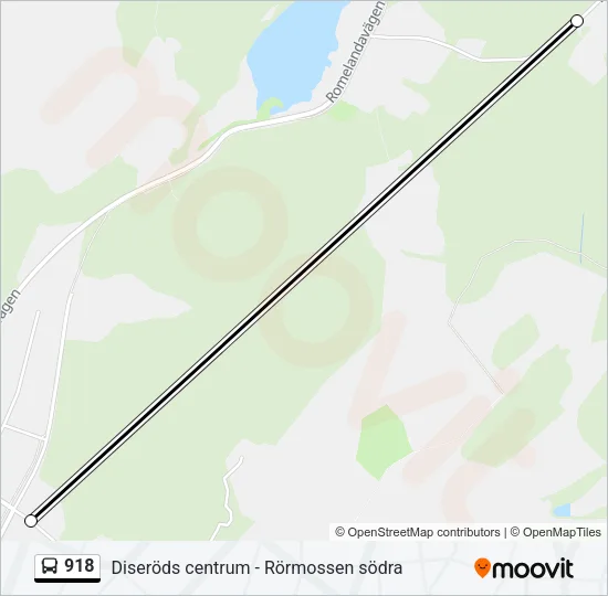 918 Bus Line Map