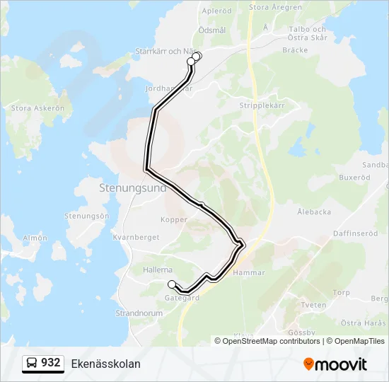 932  Line Map