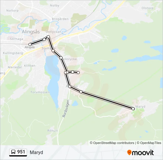 951  Line Map