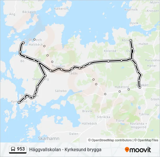 953  Line Map