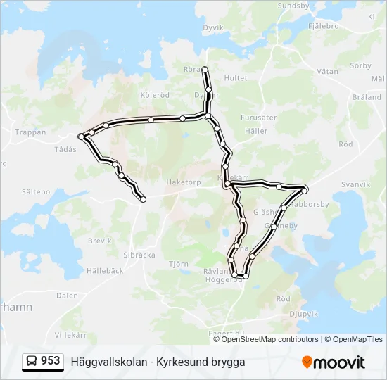953  Line Map