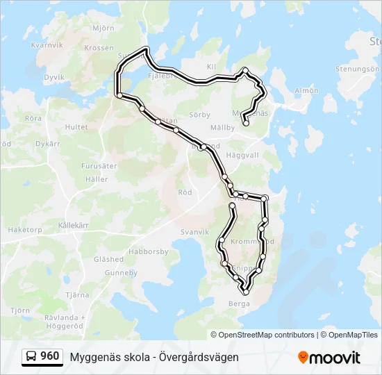 960  Line Map