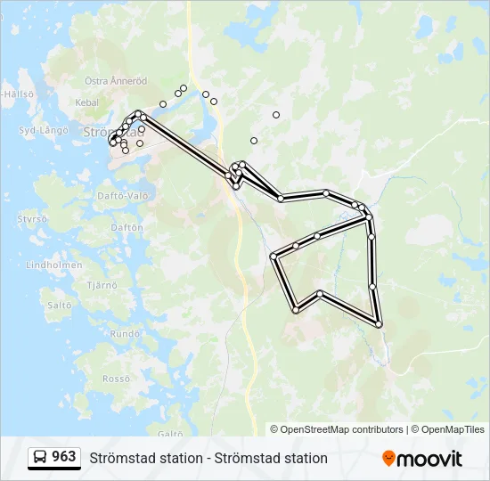 963  Line Map