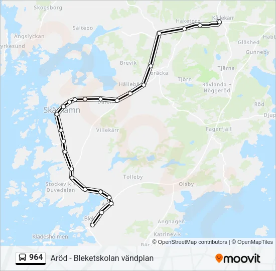 964  Line Map